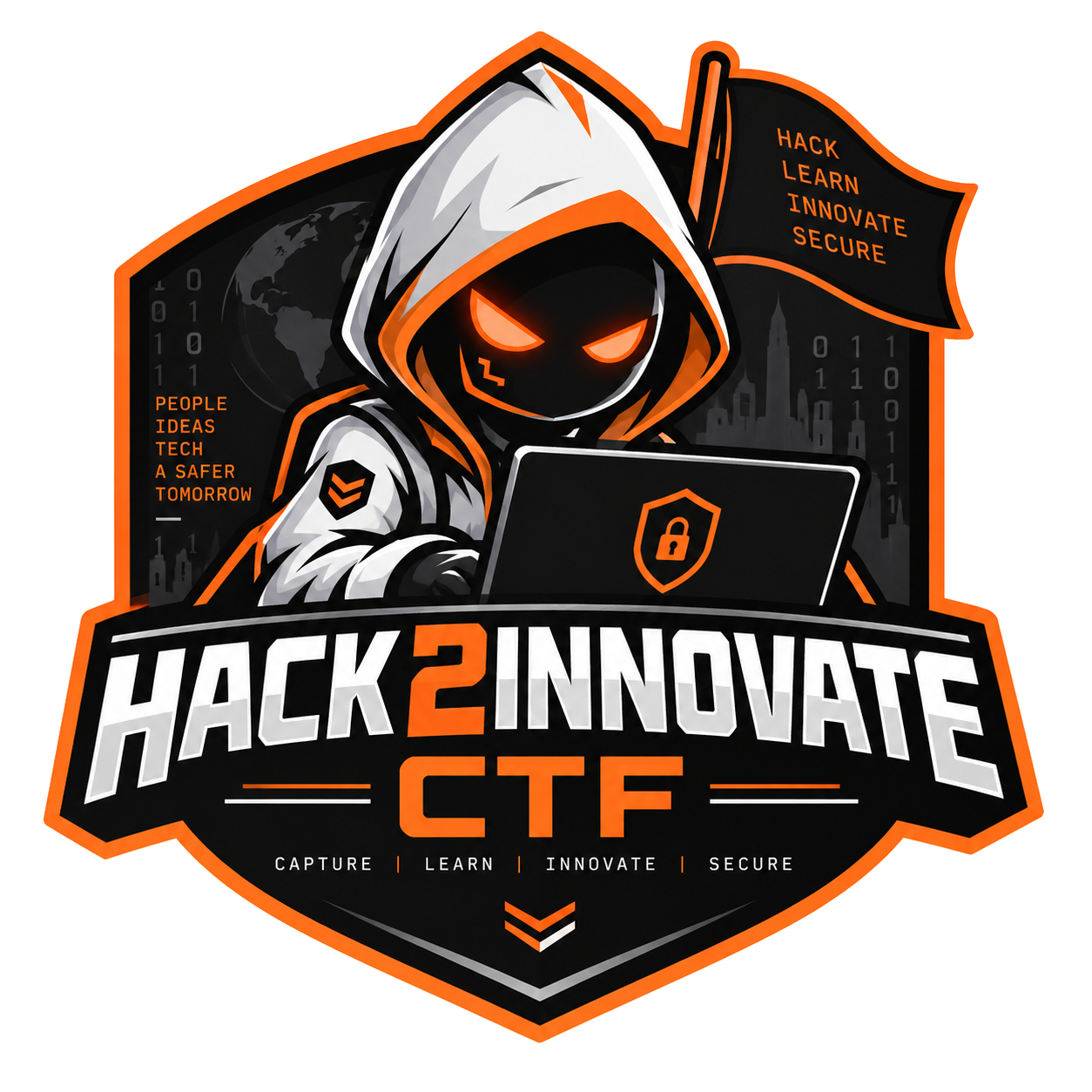 Hack2Innovate CTF 3D Mascot Emblem