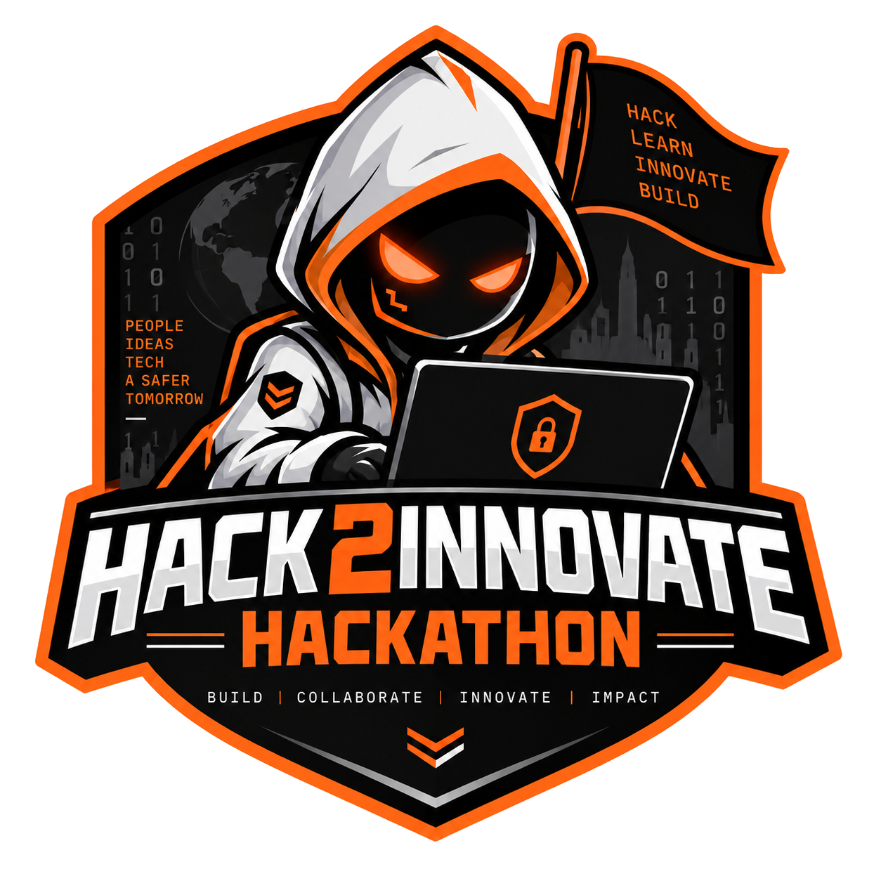 Hack2Innovate Hackathon 3D Mascot Emblem